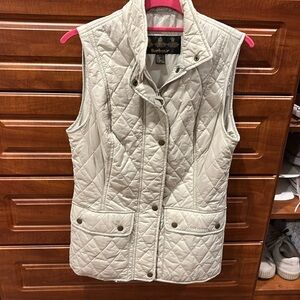 Tan Barbour nylon vest. Size 8